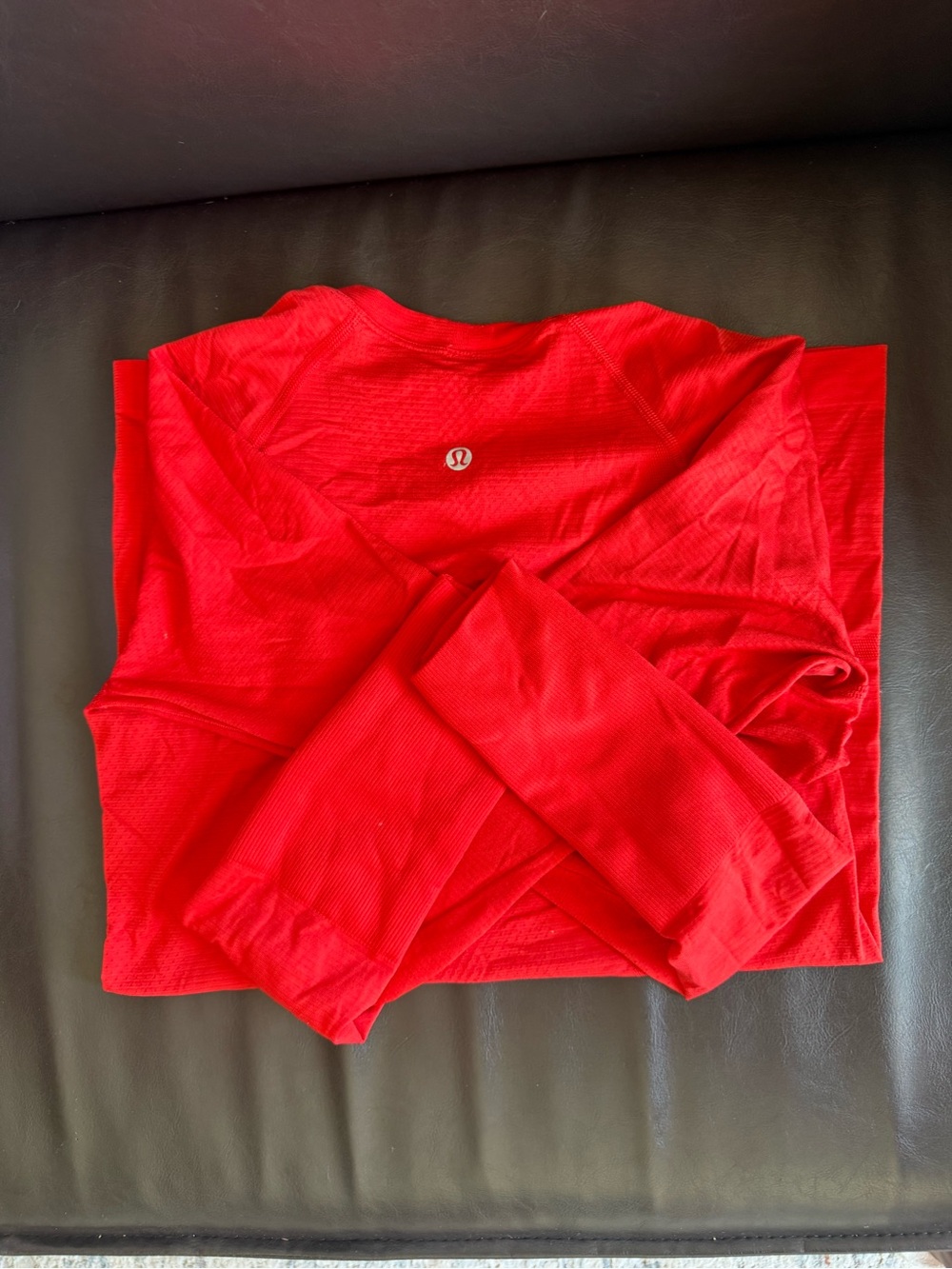 lululemon athletica Red Long Sleeve Top